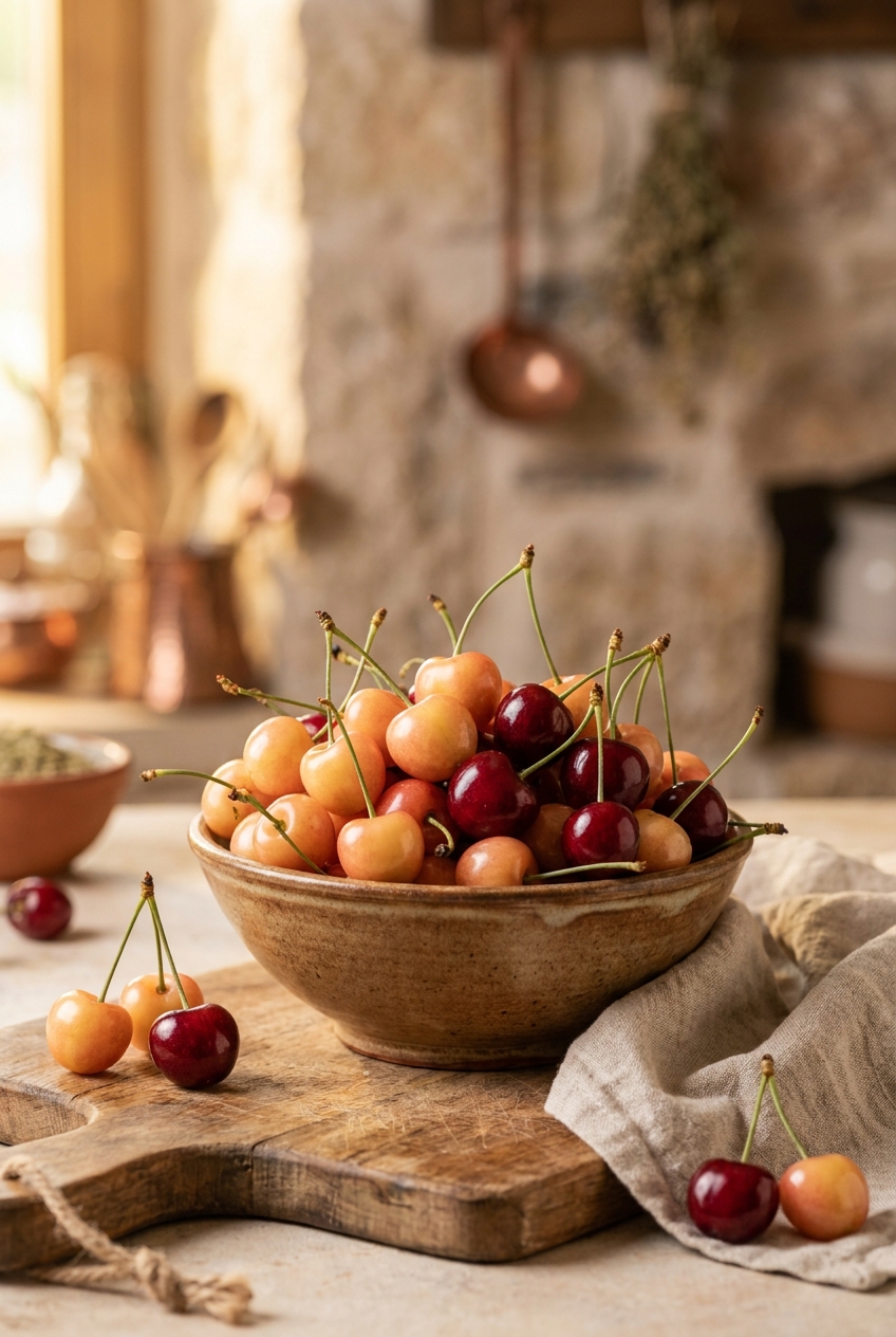 Ermenek Highland Cherry — White & Red