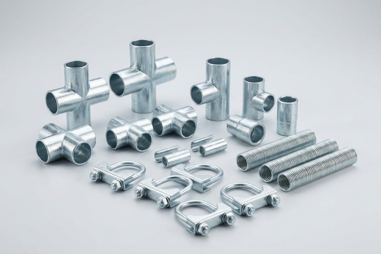 Greenhouse Connection Hardware — Clamps, Spring Channel & Fittings